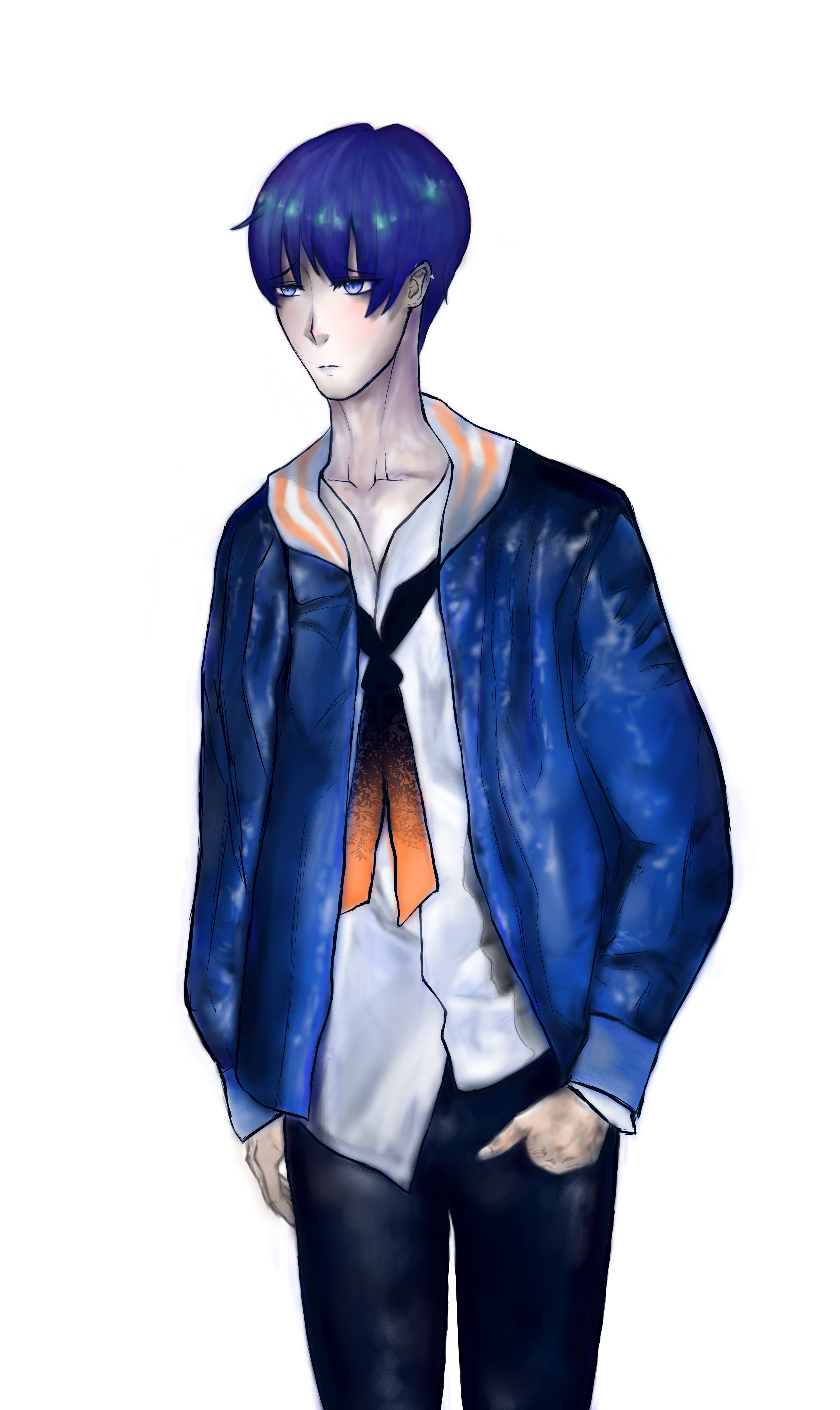 Image of Adam, the character representing anxiety
